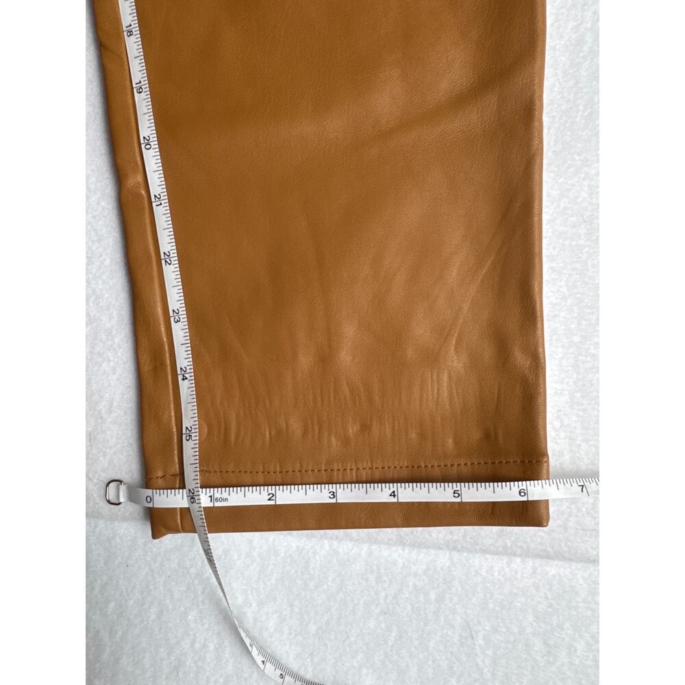LOFT Pull On Slim Pants In Faux Leather Size S - Picture 4 of 8